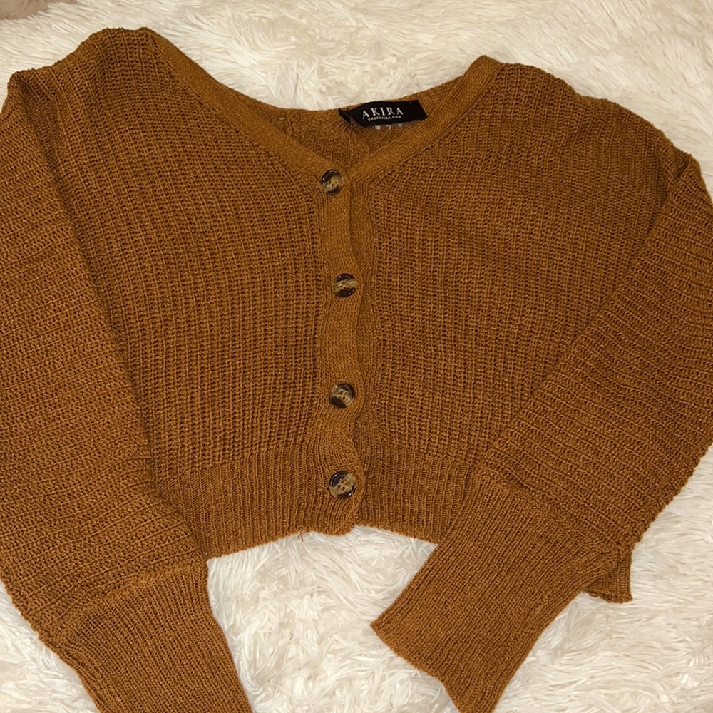 knitted cropped sweater
